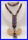 Flapper Beaded Sautoir Necklace 1920s Seed Bead Art Deco Rose Blue Black Antique