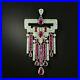 Genuine Red Ruby 3.50Ct Pear Cut Art Deco Pendant 14K White Gold Plated Silver