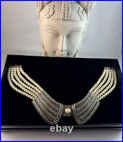 HEIDI DAUS French Collar Beaded Crystal Art Deco Necklace