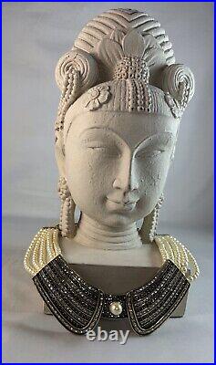 HEIDI DAUS French Collar Beaded Crystal Art Deco Necklace