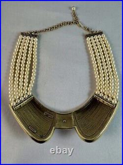 HEIDI DAUS French Collar Beaded Crystal Art Deco Necklace