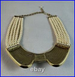 HEIDI DAUS French Collar Beaded Crystal Art Deco Necklace