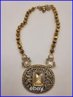 Heidi Daus Art Deco Crystal Necklace