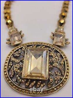 Heidi Daus Art Deco Crystal Necklace