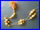 J5122 Art Deco Flapper Necklace Bakelite/ Carved Beads See Descr
