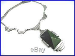 Jakob Bengel Collier Bakelit Kette Art Deco Halskette 20er 30er necklace jN3