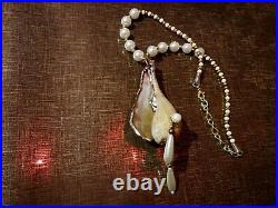 Jewelry woman necklaces collier choker pendants art deco natural shell seashell