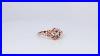 Morganite Engagement Ring Rose Gold Vintage Art Deco Diamond Wedding Jewelry Promise Gift For Women