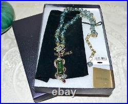 NWT $495 HEIDI DAUS Step it Up Magnificent A/B CRYSTAL Deco Pendant Necklace