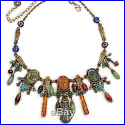 New Sweet Romance Art Deco Egyptian Vintage Goddess Pharaoh Collar Necklace