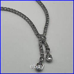 Otis Art Deco Sterling Silver 925 Sparkle Necklace