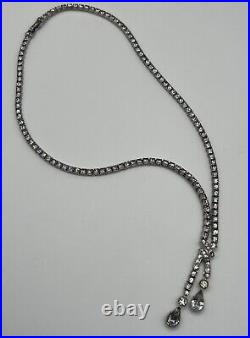 Otis Art Deco Sterling Silver 925 Sparkle Necklace