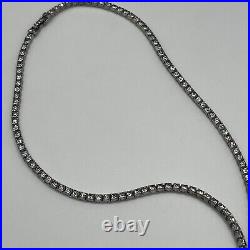 Otis Art Deco Sterling Silver 925 Sparkle Necklace