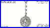 Platinum Art Deco Diamond Pendant On Necklace Adin Reference 19157 0023