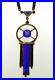 ROARING 1920’s ART DECO STERLING SILVER ENAMEL GUILLOCHE NECKLACE BEAUTIFUL