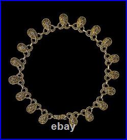Rare Signed S. Christian Art Deco Sterling Marcasite Sterling Germany Necklace