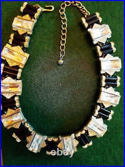 Sale! Spectacular Signed Art Deco Necklace By Kenneth Jay Lan