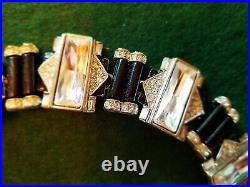 Sale! Spectacular Signed Art Deco Necklace By Kenneth Jay Lan