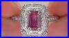 Unheated U0026 Untreated 1950 S Ruby U0026 Diamond Art Deco Ring