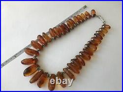 Unique Big Art Deco Masterpiece Genuine Cognac Baltic Amber With Fossil Insect