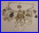 VTG CHINESE Sterling Silver Figural Pendants & Heart Crystals Handmade Necklace