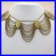 Vintage 1930s Art Deco Festoon Dangle Swag WIDE Collar Necklace