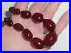 Vintage Art Deco Cherry Amber Bakelite Necklace c1920