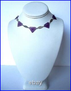 Vintage Art-Deco Crystal Choker/Necklace/Boho