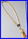 Vintage Art Deco Kreisler USA Signed Rhinestone Lariat Slide Tassel Necklace
