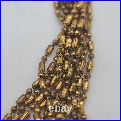 Vintage Art Deco Necklace Festoon Layered Beaded 16