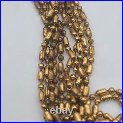 Vintage Art Deco Necklace Festoon Layered Beaded 16