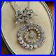 Vintage Art Deco Style 3Ct Round Lab Created Diamond Wedding 925 Silver Pendants