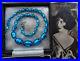 Vintage Art Deco Venetian Czech Butterfly Wing Blue Foil Beads Necklace Gift