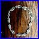 Vintage C. Ruopoli Sterling Silver Art Deco Link Necklace 46 Grams. AS IS. 1940s