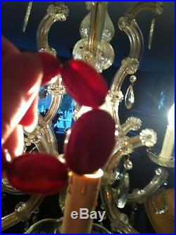Vintage Cherry Amber Bakelite Necklace in art Deco style 47 grams
