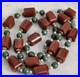 Vintage Chunky Brown Bakelite Beads Long Necklace Art Deco Tasbih Beads 88gr