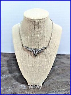 Vintage Diamante Necklace by Schreiber & Hiller Germany Exquisite Art Deco