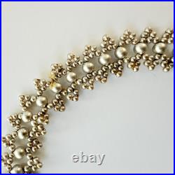 Vintage French Art Deco Glass Faux Pearl Lariat Necklace Circa 1920s-1930s