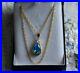 Vintage Jewelry Chain Necklace Art Deco Antique Pendant Jewellery