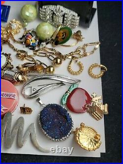Vintage Lot Jewelry Includes Silver Coro Monet Swarovski Art Deco All Wearable