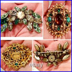 Vintage To Now- Art Deco- High-end-Signed/Unsigned Mixed Jewelry Lot