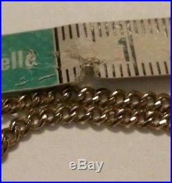Vtg ART DECO stamp 585 European gold 26 necklace 8.4g wear/scrap Cuts in links